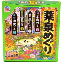 바스로망 온천기행 입욕제 약천 30g x 15p 세트, 450g, 1개