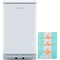 매직캔 히포 휴지통 27L + 매직롤 R3B 3p 세트, 화이트 + 그레이, 1세트