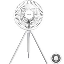 로이체 아웃도어 분리형 삼각대 LED 조명 데스크 선풍기 RDC-500, RDC-500(화이트)