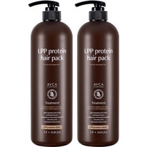 아브카 극손상 케어 LPP 단백질 헤어팩 저자극 트리트먼트, 2개, 1000ml