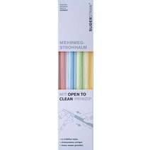 슬라이드스트로우 다회용 리유저블 빨대 long 믹스, 4개입, 1개