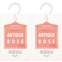 아로니카 센티드 샤쉐 옷장 방향제 앤티크로즈 옷걸이형, 18g, 2개