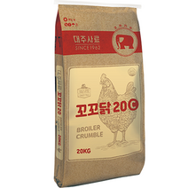 대주 육계용 꼬꼬닭 20C 크럼블 사료, 20kg, 1개