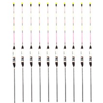 도도 싸파 나노 일자 대물 붕어 민물 낚시찌 40cm, 혼합색상, 10개