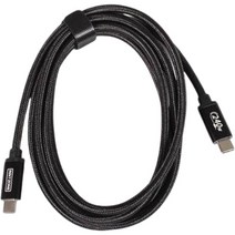 인트존 C타입-C타입 New Nylon PD3.1 240W 고속 충전 케이블, 1m, 블랙, 1개