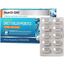 뉴트리디데이 다이렉트 100억 유산균 프로바이오틱스, 60정, 30g, 1개