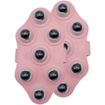 세이브타임 림프 마사지볼 마그네틱, 2개, 핑크