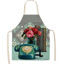 데이소이 레트로 빈티지 미술 앞치마, N03