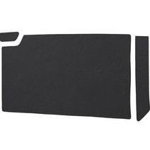 메이튼 EV6 스크래치커버 순정 컬러 가죽 글로브박스 커버 세트, 컨텐츠 참조, 블랙