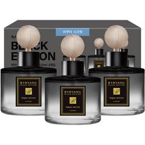 바이향 블랙에디션 카 디퓨저 120ml, 아쿠아시크릿, 3개