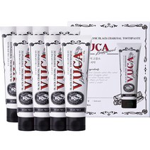 뷰카 클래식 고불소 블랙 차콜 구취케어 치약 허브민트 향 8p, 880g, 1개