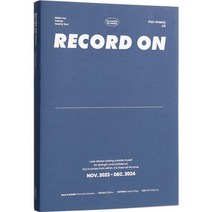아이코닉 2024 레코드온 다이어리 플랜위클리 A5 플래너 스케줄러, 02 BLUE