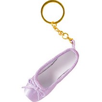 미니 발레슈즈 토슈즈 키링, 7.7cm, 퍼플