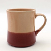 달소금 도자기 데일리 감성 에스라인 머그컵 500ml, 1개, 피치와인