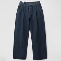 남성용 빅사이즈 원턱 와이드 청바지 MDIP506KD