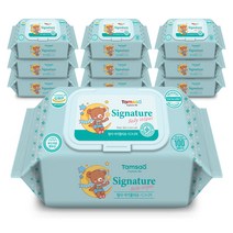 탐사 아기물티슈 시그니처 캡형, 100매, 10팩