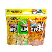 바다소리 알래스카 명태로만든 피쉬팝 40g x 3종 세트, 1세트