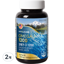 바이탈큐브 오메가3 1200 235.62g, 2개