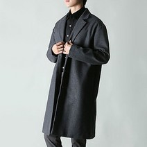 블루포스 남성용 피스밈 싱글 롱 오버핏 정장 빅사이즈 캐주얼 코트