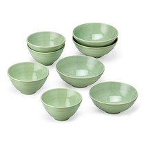 광주요 캐주얼라인 4인 단반 미송, 8p (밥그릇 4p, 국그릇 4p)