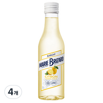 마리브리자드 레몬 시럽, 250ml, 4개