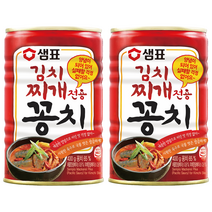 샘표 김치찌개용 꽁치 통조림, 400g, 2개