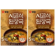 샘표 즉석 시골식된장국, 40g, 2개