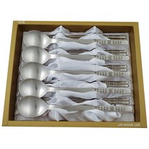 블랙 훈민정음 자개 샤틴 레이저 5P 수저세트, 수저5벌,저분5벌,종이케이스