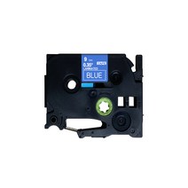 브라더 호환 라벨테이프 12mm TZ-535, 파랑바탕 + 흰색글자