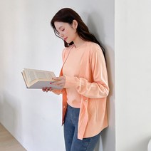 로미스토리 빅사이즈 데일리 탑 + 가디건 세트