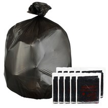 애니돌 배접 분리수거 쓰레기 비닐봉투 검정, 80L, 200매