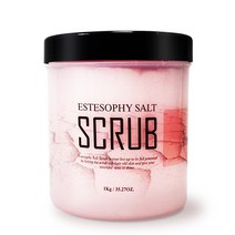 에스테소피 바디 스크럽 솔트 솝 로즈, 1kg, 1개