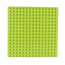 요고요 듀플로 호환 큰블록용 놀이판 16 x 16칸 25.6cm X 25.6cm, 연초록