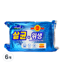동서씨앤지 살균 + 위생 대용량 세탁비누, 450g, 6개