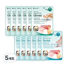 에피엘르 인텐시브 리페어링 코코넛 핸드팩 6p + 풋팩 6p, 5세트
