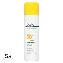 닥터아토 쿨링 선 스프레이 SPF50+ PA+++, 5개, 150ml
