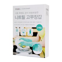 프로그 니트릴 고무장갑 소형 민트, 소(S), 3개입, 1개