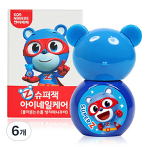 엔비베베 슈퍼잭 아이네일케어 물어뜯는 손톱 방지 매니큐어, 4ml, 6개