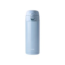 COUP 스테인레스 원터치 텀블러, 블루, 350ml