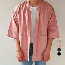 제이에이치스타일 루즈핏 린넨 가디건 JHROK416