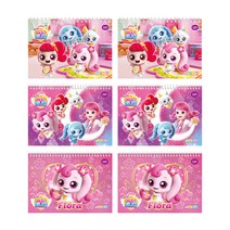 캐치티니핑 알쏭달쏭 3탄 스케치북 2종 x 3p 세트, 26매, 8절