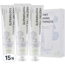 닥터방기원 매스틴트 프레싱 치약 플로럴민트향, 150g, 15개