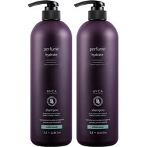 아브카 퍼퓸 대용량 샴푸 화이트머스크향, 1000ml, 2개