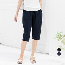 우일 여성용 인견 데일리 7부 팬츠