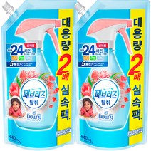 페브리즈 섬유탈취제 다우니에이프릴향 리필, 640ml, 2개