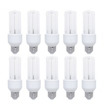 GE 삼파장 컴팩트 EL 전구 20W E26, 주광색, 10개입
