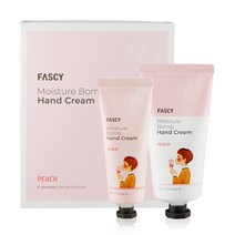 파시 new 핸드크림 피치 40ml + 80ml, 1세트