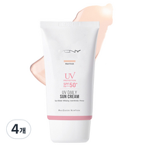 맥퀸뉴욕 UV 데일리매트 피니쉬 선크림, 50g, 4개