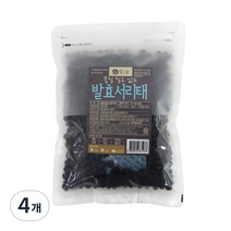 청그루 불릴 필요없는 발효 서리태, 500g, 4개
