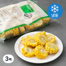 푸드야 절단옥수수 (냉동), 1kg, 3팩